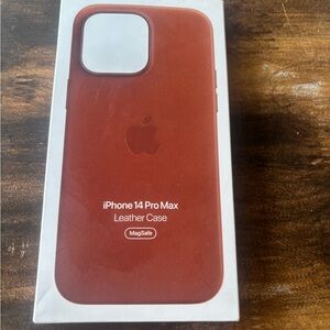 Apple iPhone 14 Pro Max Leather Case - Tan